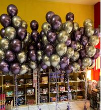 Μπαλόνια chrome για εταιρική εκδήλωση